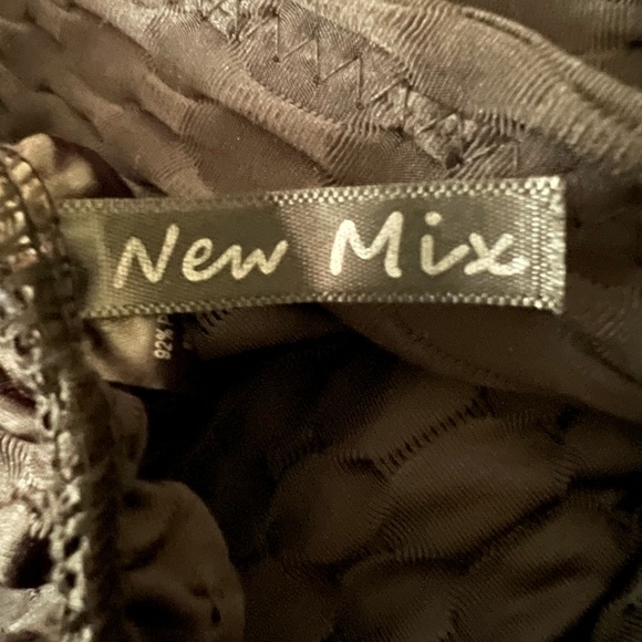 New Mix Brazilian Butt Lifting Textured Leggings Black L/XL - Picture 7 of 8